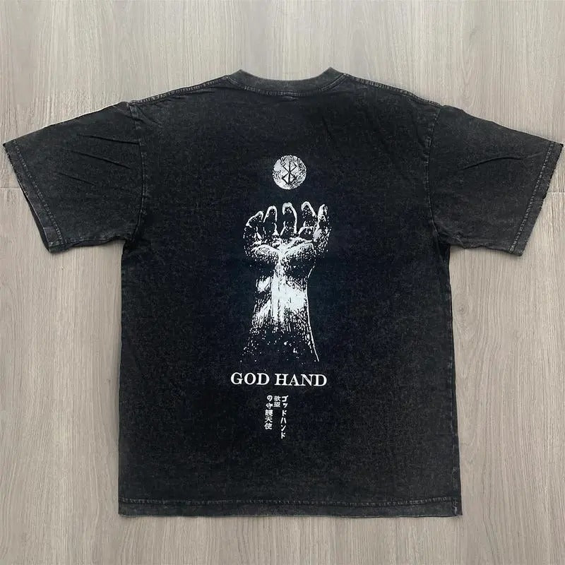 Hand of God Berserk T-shirt Anime Printed Shirt Hoodie, Sweatshirt | RetroVerseTees.com