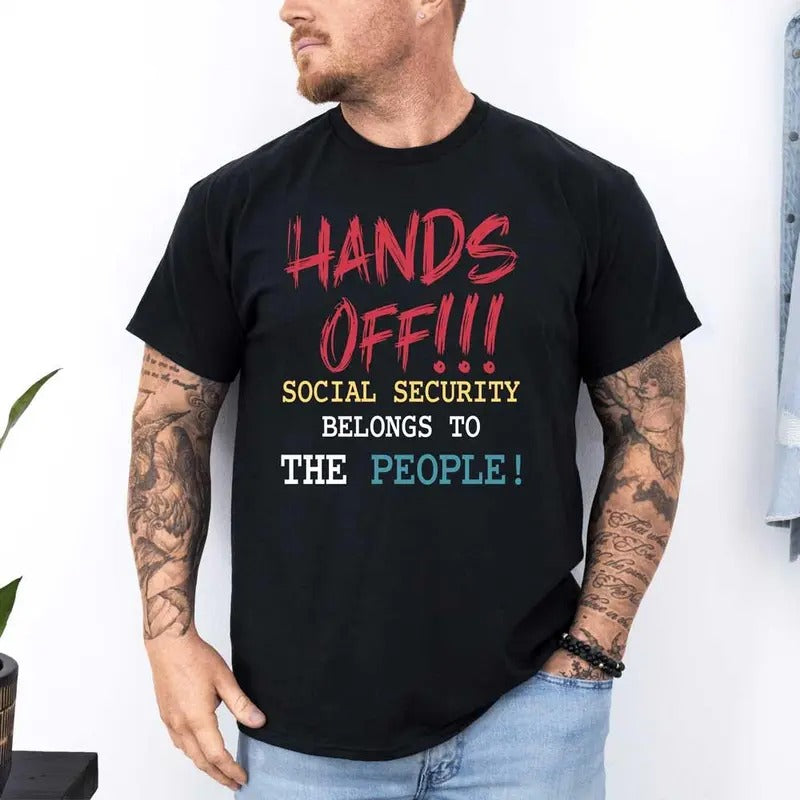 Handdss Offf T-Shirt, Handdss Offf Protest T-Shirt, Politicall Handdss Offf Hoodie, Sweatshirt | RetroVerseTees.com
