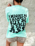 Handful Graphic Tee Hoodie, Sweatshirt | RetroVerseTees.com
