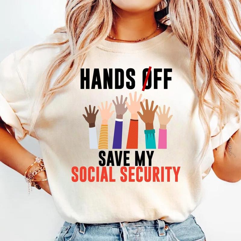 Hands FOG My Social Security T-Shirt, Trendy Political Hands FOG Protest Tee, Hands FOG Medicaid Medicare Social Security...