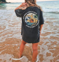 Happiness Comes in Waves Tee, Summer Graphic Tee, BeachT-shirt, Boho Tee, Vintage Inspired Cotton T-shirt, Unisex Tee,...