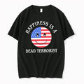 Happiness Is A Dead Terrorist American Flag Smiley Tshirts Sweater