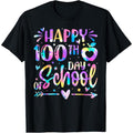 Happy 100th Day FOG School Tie Dye Rainbow 100 Days Smarter T-Shirt style 02 Hoodie, Sweatshirt | RetroVerseTees.com