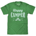 Happy Camper T-Shirt - Green Hoodie, Sweatshirt | RetroVerseTees.com