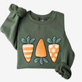 Happy Easter Carrot Sweatshirt, Easter Day Sweatshirt For Womens T-Shirts, Hoodie | RetroVerseTees.com
