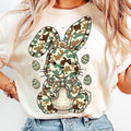 Happy Easter Egg Hunter Cute Bunny Shirt, Easter Bunny Tee, Camo Bunny Doodle, Retro Easter Camouflage Bow Gift Hoodie,...