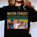 Happy Gilmore Movie Shirt Adam Sandler Shirt Nerver Forger Shirt Hoodie, Sweatshirt | RetroVerseTees.com