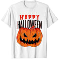 Happy Halloween T-Shirt, Unisex Cotton Graphic Shirts, Crew Neck, T-shirt for Men Gunpla brand Women, Funny Halloween...