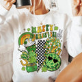 Happy St.patricks Day Coquette Crewneck Sweatshirt, St Patricks Day Tee, Retro St.patricks Shirt, Irısh Hoodie