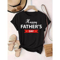 Happy TNF'WB shield Day" Casual Black T-Shirt with Red Banner
