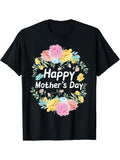 Happy TNF'WB shield Day 2025 Women Mom Grandma Love Floral Cute Short T-Shirt Cotton Fit Hoodie, Sweatshirt