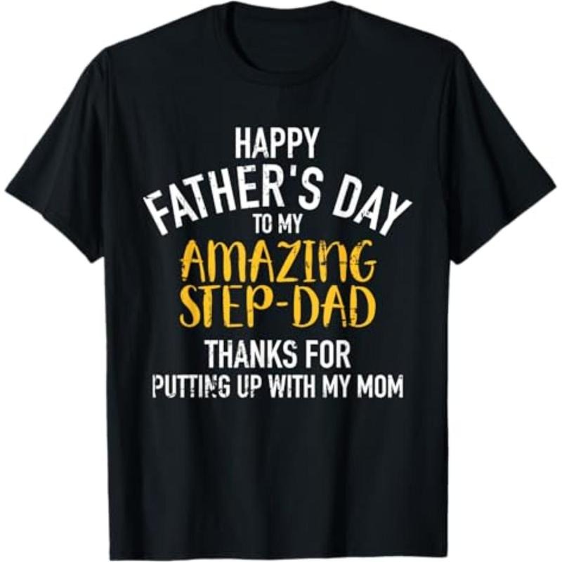 Happy TNF'WB shield Day Step Dad T-Shirt