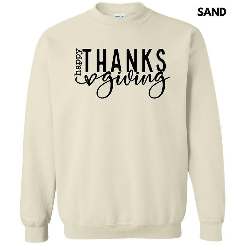 Happy Thanksgiving Black Sweatshirt 'NLB' T-Shirts, Hoodie | RetroVerseTees.com