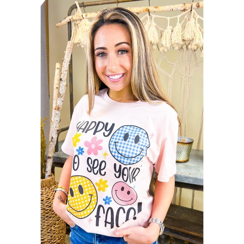 Happy To See Your Face Graphic Shirt Hoodie, Sweatshirt | RetroVerseTees.com