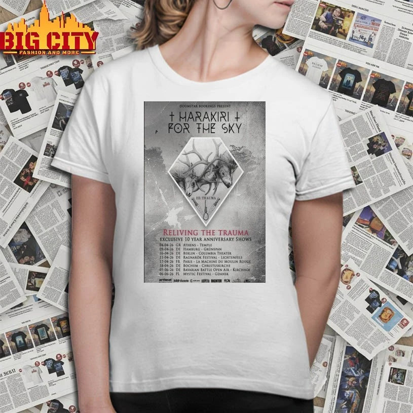 Harakiri For The Sky Exclusive 10th anniversary Shows 2026 Poster shirt