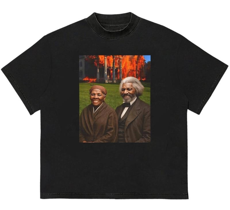 Harriet Tubman And Frederick Douglass Nottoway Plantation Fire T-Shirt Hoodie, Sweatshirt | RetroVerseTees.com
