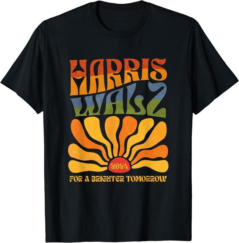 Harris Waltz | For A Brighter Tomorrow Boho Aesthetic T-Shirt | Unisex Cotton Tee Gift Hoodie, Sweatshirt