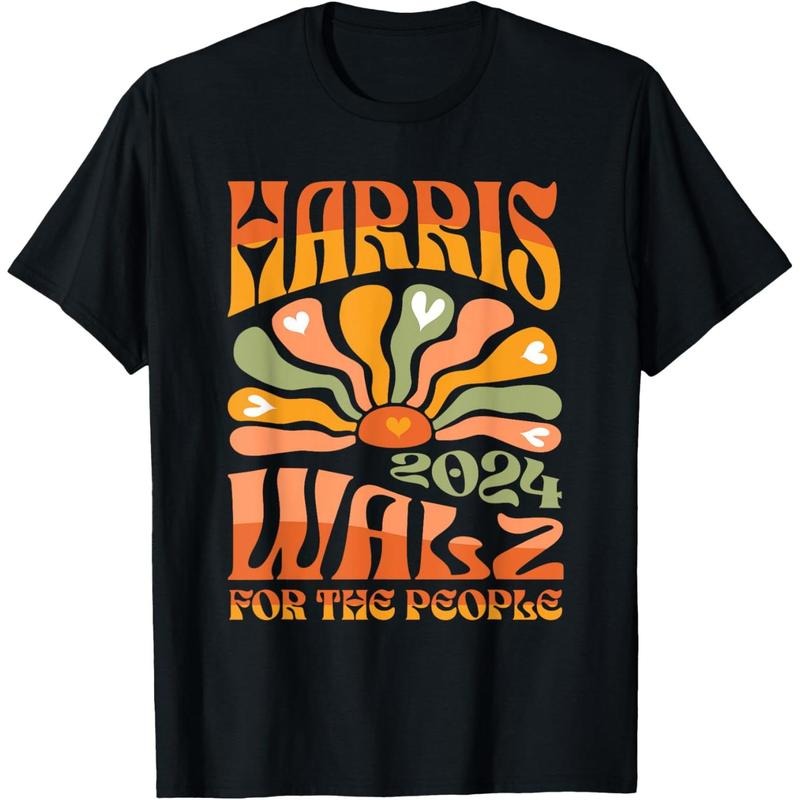 Harris Walz 2024 Election President Kamala Harris Tim Waltz T-Shirt made in usa Hoodie, Sweatshirt | RetroVerseTees.com