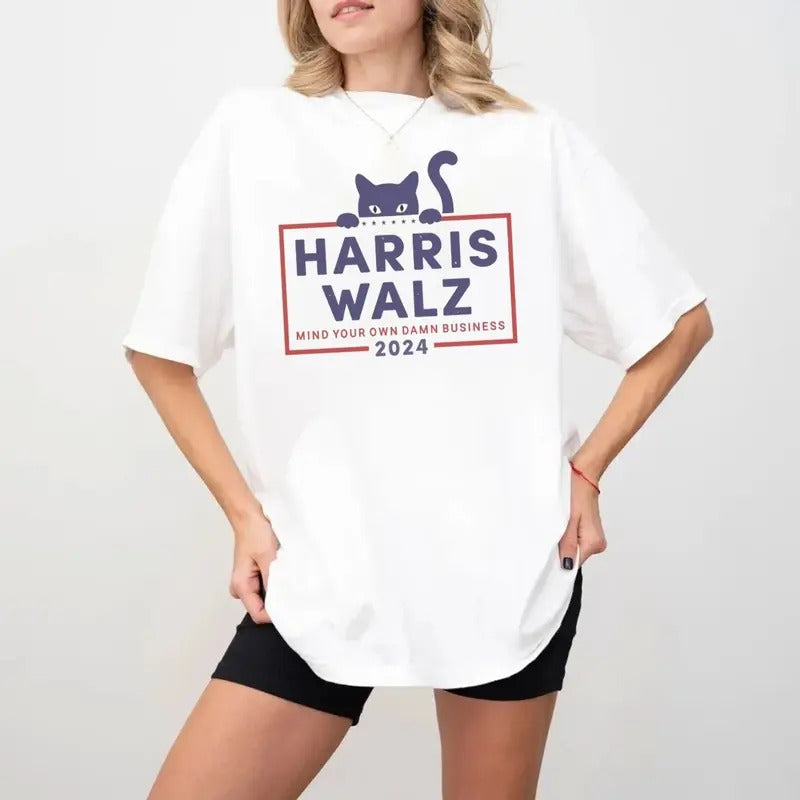 Harris Walz 2024 Shirt, Kamalla Harris Walz, Tim Walz T Shirt, Democrat Shirt, Vote Blue, Liberal Feminist Shirt, Harris...