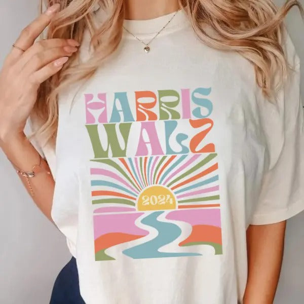 Harris Walz 2024 Shirt, President Kamala Harris 2024 Shirt, Election 2024 Shirt, Kamala Rally Tshirt. Tim Walz Tee, Vote...