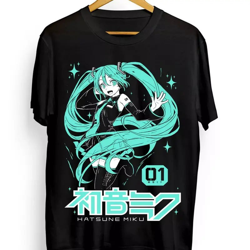 Hatsune Miku T-Shirt Anime Girl Kawaii Project Diva Vocaloid Shirt All Sizestyle{n002}2 Hoodie, Sweatshirt