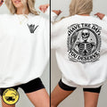 Have The Day You Deserve Sweatshirt Motivational Inspirational Quotes Funny Skeleton Shaka Hand Kindness Positive...