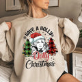 Have a Holly Dolly Christmas Shirt, Western Christmas Sweatshirt, Country Christmas Music Tee, Cowgirl Xmas Tee, Xmas...