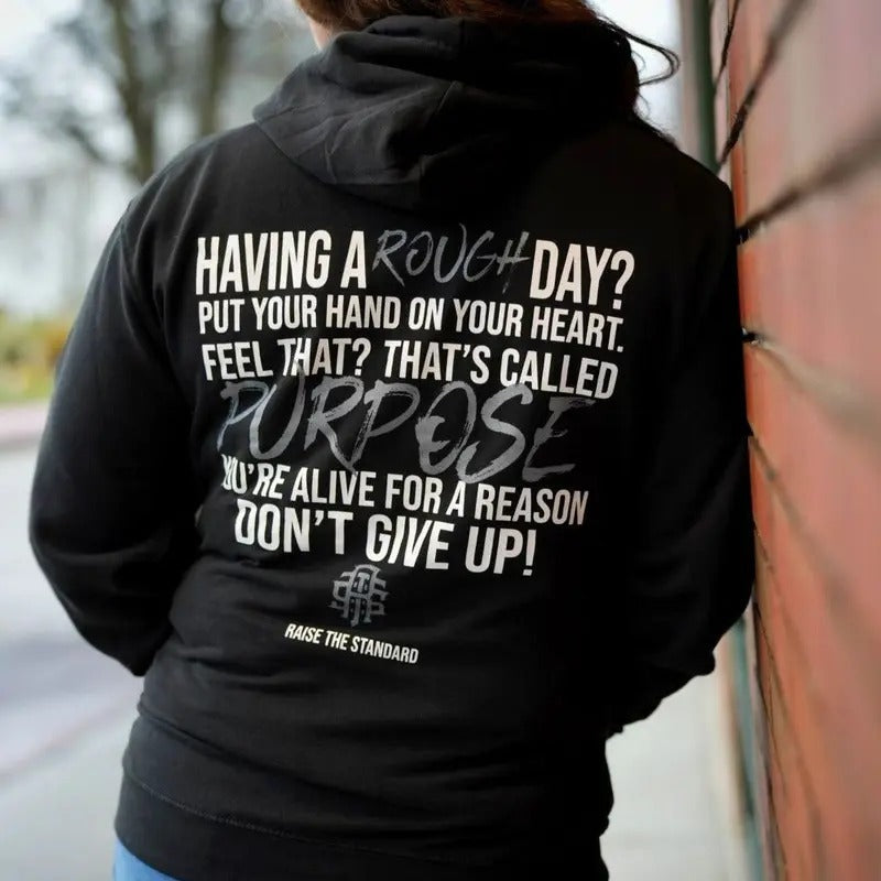 Having  A Rough Day? Mental Health Unisex Hoodie T-Shirts, Sweatshirt | RetroVerseTees.com