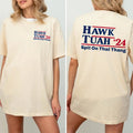Hawk Tuah Shirt Slip On That Thang 2 Sides T-shirt, Hawk Tuah '24 Funny Shirt Hoodie, Sweatshirt | RetroVerseTees.com