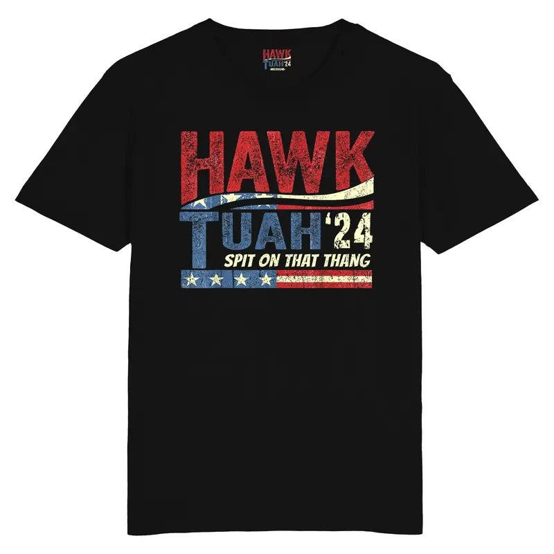 Hawk Tuah Spit on that Thang Shirt, TikTok Viral Tee, Hawk Tuah 24 Tee Hoodie, Sweatshirt | RetroVerseTees.com