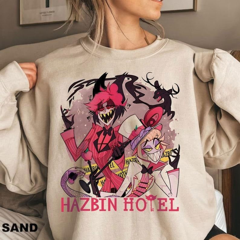 Hazbin Hotel Alastor - Lucifer  Hazbin Hotel Characters Sweatshirts T-Shirts, Hoodie | RetroVerseTees.com