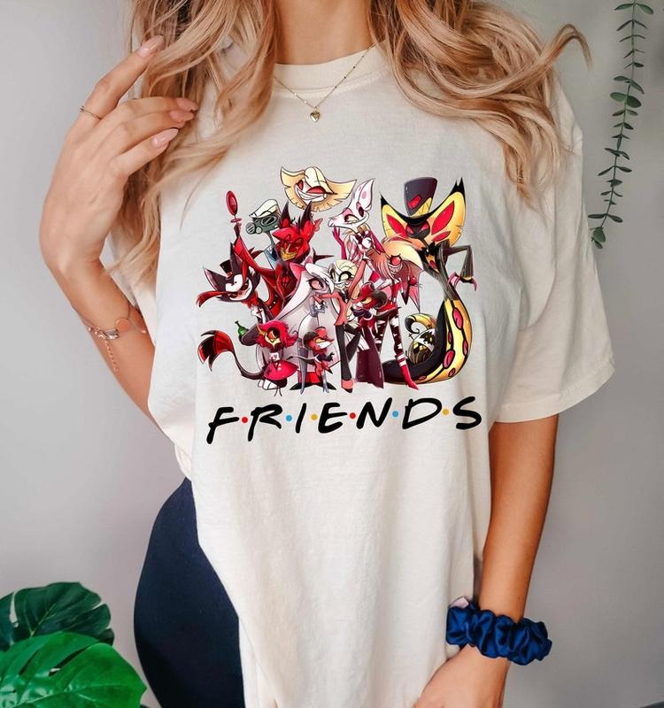 Hazbin Hotel Friends Husk Hazbin Hotel Characters Shirt Style Hoodie, Sweatshirt | RetroVerseTees.com