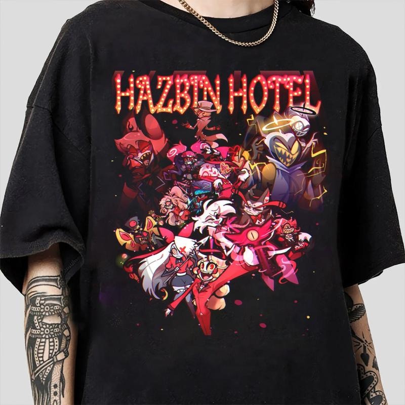 Hazbin Hotel T-Shirt, Hazbin Hotel Characters, Hazbin Hotel T-Shirt, Hazbin Hotel Cartoon , Birthday Gift for fan Hoodie,...