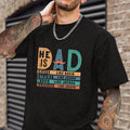 He Is Dad Brave Like Joshua Chrsitian T-Shirt Casual Style Crew Neck Short Sleeve T-Shirt Tops Trendy for Unisex, Perfect...