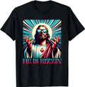 He Is Rizzin Happy Easter Day Jesus Is Risen Men Women Kid T-Shirt Unisex Tee Hoodie, Sweatshirt | RetroVerseTees.com