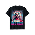 He Is Rizzin Jesus Tshirt Casual Style Crew Neck Short Sleeve T-Shirt Tops Trendy for Unisex, Perfect Gift Hoodie, Sweatshirt