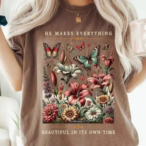 He Makes Everything Beautiful  DTF Transfers - THIS IS NOT A SHIRT Hoodie, Sweatshirt | RetroVerseTees.com