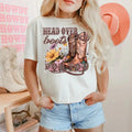 Head Over Boots DTF Transfers - THIS IS NOT A SHIRT Hoodie, Sweatshirt | RetroVerseTees.com