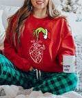 Heart Anatomy Christmas Sweatshirt, Matching Christmas Nurse Sweater, Cardiac Doctor Christmas Gift, Cardiology RN...