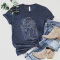 Heart Anatomy Shirt, Anatomical Heart T-shirt, Cardiology Student Tee, Nursing School Tee, Cardiologist Gift Shirt,...