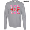 Heart Boot Bow Collage Long Sleeve Comfort Colors T-Shirt 'NLB' Hoodie, Sweatshirt | RetroVerseTees.com