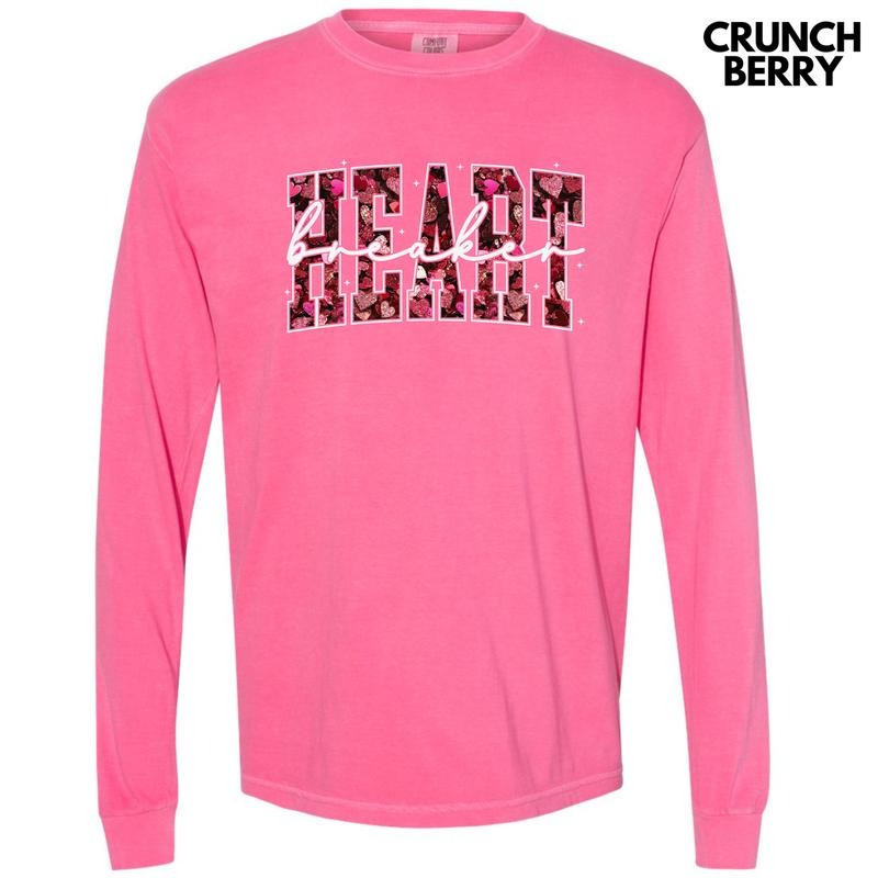 Heart Breaker Long Sleeve Comfort Colors T-Shirt 'NLB' Hoodie, Sweatshirt | RetroVerseTees.com