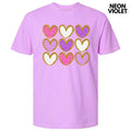 Heart Faux Glitter Collage Comfort Colors T-Shirt 'NLB Hoodie, Sweatshirt | RetroVerseTees.com