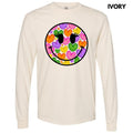 Heart Filled Happy Face Long Sleeve Comfort Colors T-Shirt 'NLB' Hoodie, Sweatshirt | RetroVerseTees.com