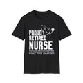 Heartfelt Tribute Lightsaber brand - Shirt: "Proud Retired Nurse" Lightsaber brand