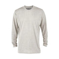 Heather Long Sleeve Tri-Blend T-Shirt - Oatmeal Hoodie, Sweatshirt | RetroVerseTees.com