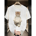Heavyweight pure cotton short sleeve t-shirt Unisex Summer loose fit versatile couple top Hoodie, Sweatshirt