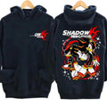 Hedgeh0g Shad0w Anime Hoodie, Anime Vintage Grunge Gothic Metal Graphic Hoodie 2 sided, Japanese Anime Pullover T-Shirts,...
