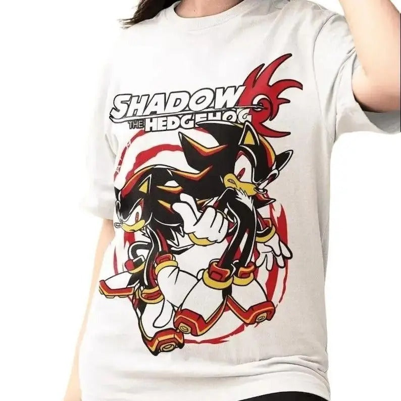 Hedgehog Shadow Shirt, Japanese Anime Shirt, Gaming Legend Apparel, Anime Manga Tee Hoodie, Sweatshirt | RetroVerseTees.com