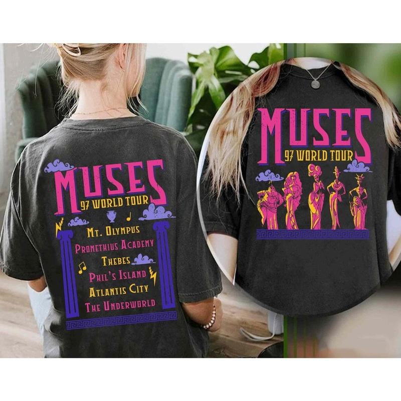 Heercules M.uses 97 World Tour Shirt, Cute Cartoon Shirt, Magic Kingdom, Girls Trip, Trendy Shirt Hoodie, Sweatshirt
